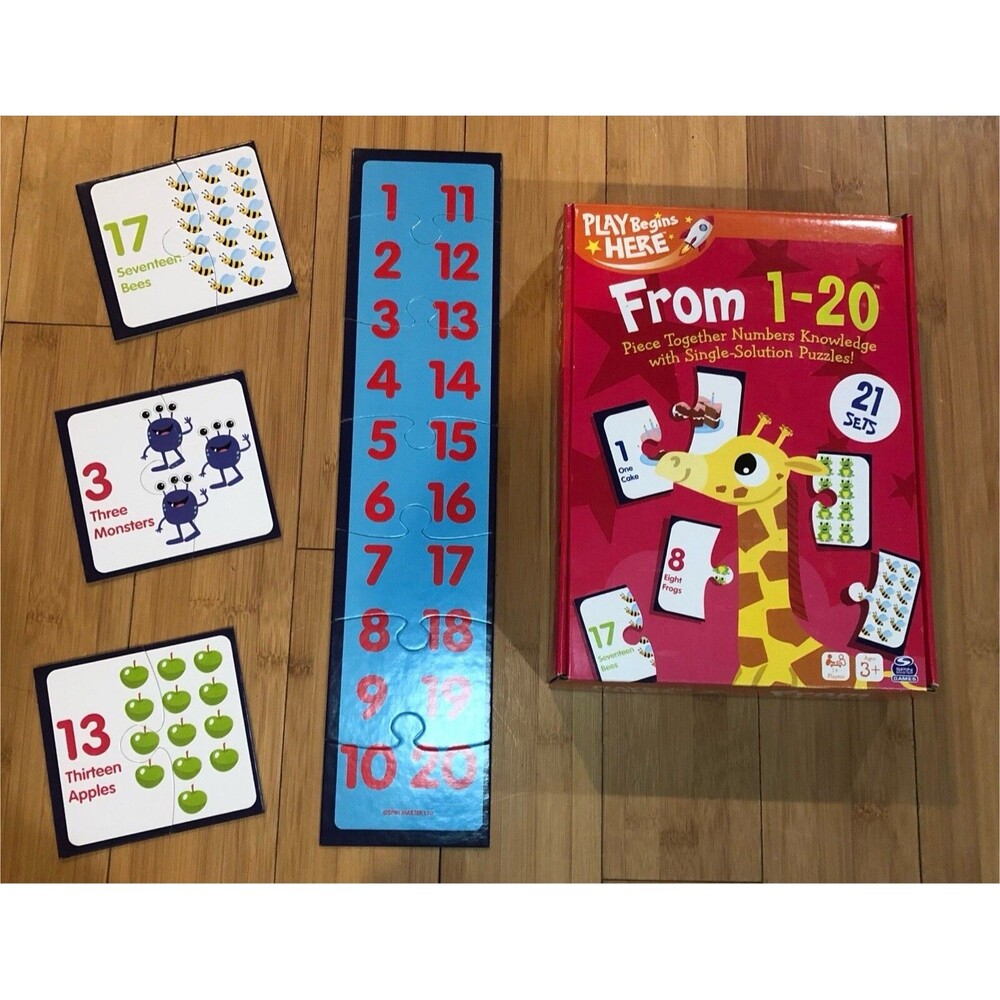 Spin Master From 1-20 Match & Learn Numbers Game 2020 Educational Toy